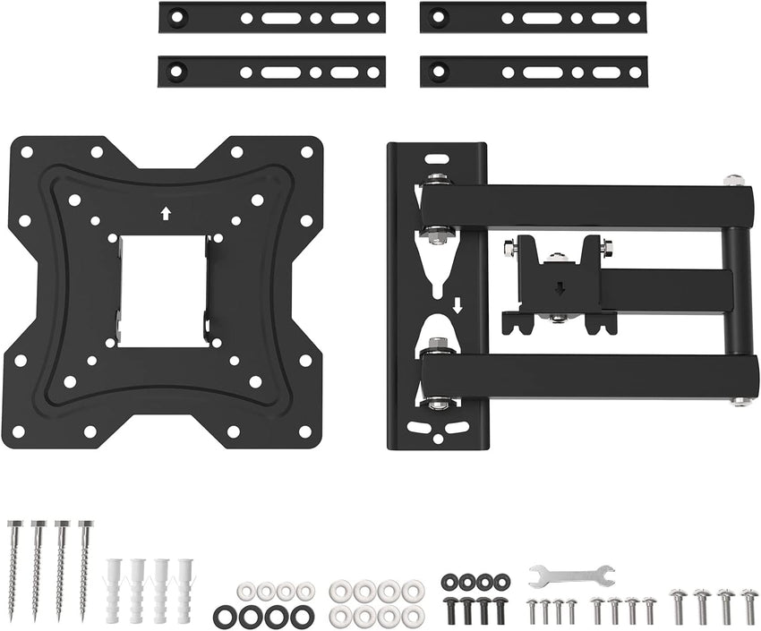 GRIFEMA GB1004 Swivel TV Wall Bracket for 26-55 inch, up to 30KG, Tilt Extendable TV Wall Mount for Flat & Curved Screen, Max Vesa 400X400MM