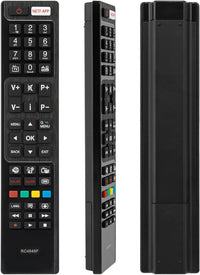 Universal Replacement RC4848F Remote Control INCLUDING BATTERIES. Hitachi/Polaroid/Luxor/Bush Smart TV Remote Control, with 3 Popular Shortcut Buttons - No Setup Required, No Instructions