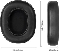 ELZO Replacement Earpads Cushions for Skullcandy Crusher Evo/Wireless/ANC, Professional Ear Pads for Hesh 3/EVO/ANC, Softer Protein Leather, Noise Isolation, Memory Foam, Added Thickness (Black)