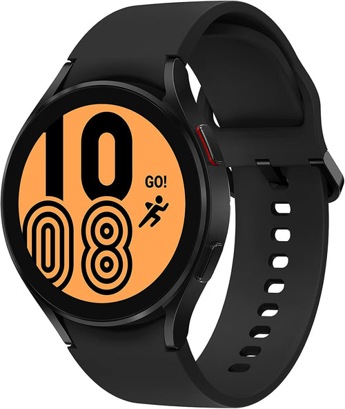 Samsung Galaxy Watch4 Smart Watch, Health Monitoring, Fitness Tracker, Long Lasting Battery, Bluetooth, 44mm, Black (UK Version) (Renewed)