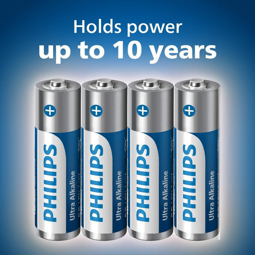 Philips Ultra D Alkaline Batteries, LR20 - High Capacity for Flashlights and Large Devices, Pack of 20
