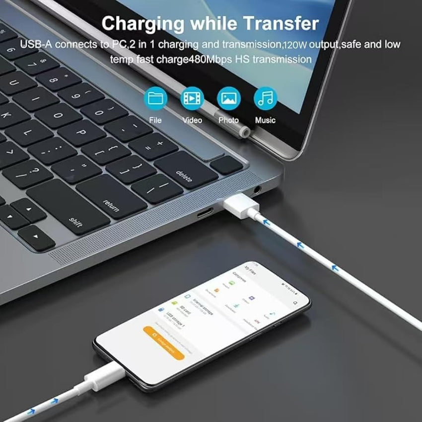120W USB Plug Turbo Charger for Xiaomi Redmi with 6A Turbo Charging Type C Cable 2M for Xiaomi 14 13 12 13T 12T 12s Pro, Redmi Note K70 K60 K50 12 11 Pro Plus Black Shark 4 5 Poco X5 F4