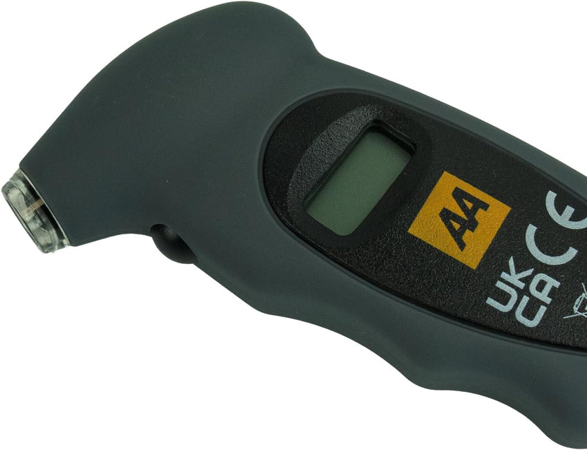 AA Digital Tyre Pressure Gauge AA1634 - Easy to Use on Cars Motorbikes Vans Bicycles - Backlit LCD Screen - 0-100 PSI/0--6.85 Bar