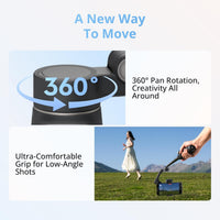 DJI Osmo Mobile 8 Gimbal Stabilizer for Phone, AI Native Tracking with Audio & Lighting, 360^0 Pan Rotation, Built-in Extension Rod & Tripod, 10h Battery, Extension Rod, Robust 3-Axis Stabilization