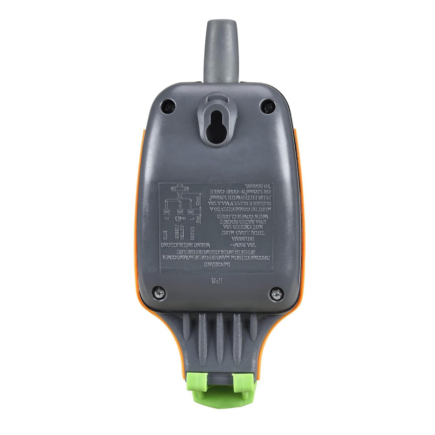 Masterplug Rewireable Weatherproof Outdoor Inline Socket, 13 Amp, 17 x 6.5 cm, Orange