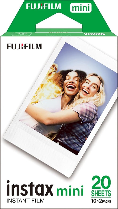 INSTAX mini instant film White Border, 10 shot Pack, suitable for all mini cameras and printers