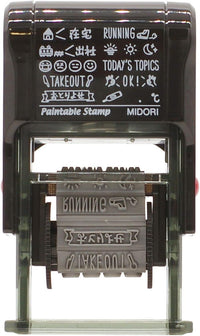 Midori Rotating Stamp Daily Pattern â Multi-Colour
