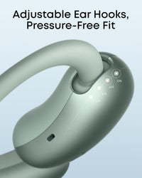 soundcore AeroFit 2 by Anker, Open-Ear Headphones, Adjustable Ear Hooks, Secure Fit, Instant AI Translation, Rich Bass, Hi-Res, 42H Playtime, Bluetooth 5.4, IP55, AI Clear Calls, Wireless Charging