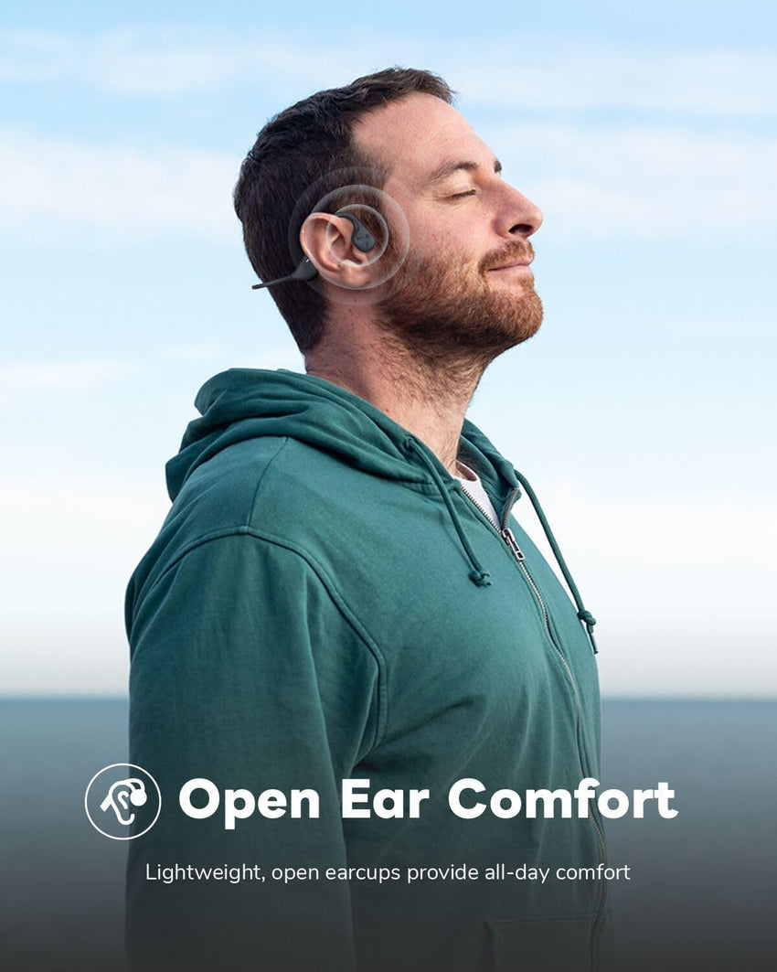 Monodeal Bone Conduction Headphones, Bluetooth 5.3 Open Ear Headphones, running headphones IP67 Waterproof Wireless Sports for Runners, Cycling, Hiking