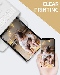 Compatible for Canon Selphy CP1500 CP1300 CP1000 Ink and Paper Set, KP-108IN 108 Sheets Glossy Photo Paper 100 x 148mm + 3115B001(AA) 3 Color Ink Cartridge Cassette for Selphy CP1200 CP790 CP810 CP910