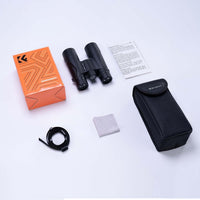 K&F CONCEPT12x32 Compact Binoculars for Kids and Adults, with BAK4 prism, FMC Lens, IP65 Waterproof & Neck Strap for Bird Watching Hunting Travel Camping Stargazing