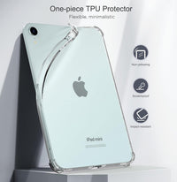 MoKo Clear Case for iPad mini (A17 Pro) 7th/6th Gen 2024/2021, Clear