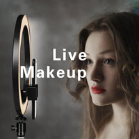Ring Light 10" with 67" READ DESC Extended Tripod Stand & Phone Holder for YouTube Video, Camera Led Ring Light for Streaming, Makeup, Selfie Photography Compatible with iPhone Android