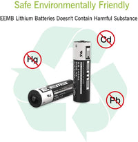 EEMB ER14505 AA 3.6V Lithium Battery Li-SOCL Non-Rechargeable Battery SB-AA11 LS14500 TL-5903 SL-360 S7-400 ER14500 for Water Electricity Meter Gas PLC Facility Equipment Spare Generic Battery (10)