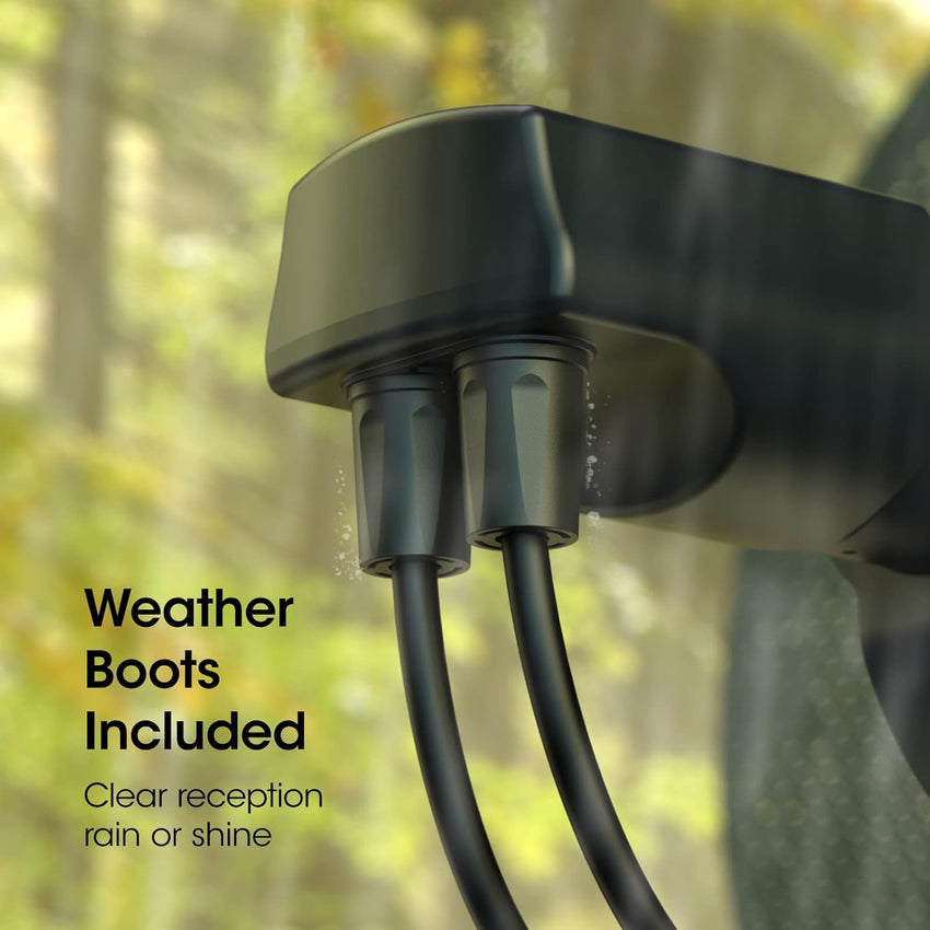 SLx Dual LNB with Built in Signal Finder, 4K Satellite HD 2 Output KU Band Universal for SKY HD/Freesat HD