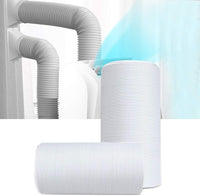 Air Conditioner Hose Extension, 15 * 150cm / 5.9 * 59.1in Air Conditioner Replacement Tubes Portable Flexible Stretch and Contract Freely Air Conditioner Hose Tube Replacement Parts