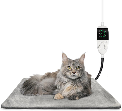 Electric Cat Heating Pad Adjustable Temperature 30â~60â â 60x45cm