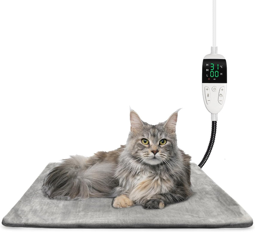 Electric Cat Heating Pad Adjustable Temperature 30â~60â â 60x45cm
