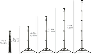 Amazon Basics Extendable Phone Tripod READ DESC & Selfie Stick 162cm/64inch, Black