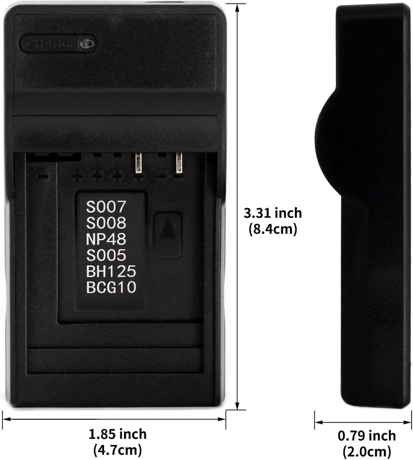 Norifon CGA-S005 USB Charger for Panasonic Lumix DMC-FS1, DMC-FS2