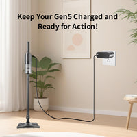 Dyson Gen5 Detect/Gen5 Outsize Replacement Charger 43.25V AC Adapter Black