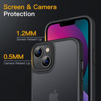 JETech Matte Case for iPhone 13, Black