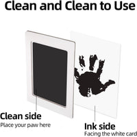 Baby Hand & Footprint Kit with Ink Pads, Photo Frames Ã¢ÂÂ Black