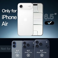 JETech Case for iPhone Air, Anti-Yellowing, Clear