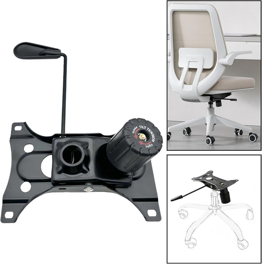 MagiDeal Replacement Heavy Duty Office Swivel Chair Gas Lift Tilt Control Mechanism for Executive,Desk and Gaming Chair, 2.5mm thicked