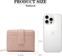 WomenÃ¢ÂÂs RFID Bifold Wallet ID Window Zipper Coin Pocket Ã¢ÂÂ One Size