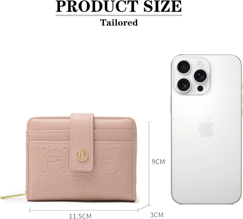 WomenÃ¢ÂÂs RFID Bifold Wallet ID Window Zipper Coin Pocket Ã¢ÂÂ One Size
