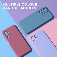 kwmobile Case Compatible with Apple iPhone 15 Pro Case - Slim TPU Silicone Phone Cover - Soft Touch Finish - Baltic Blue