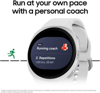 Samsung Galaxy Watch8, AI Smart Watch, Sport Band, Cushion Design, 3nm Processor, Health & Sleep Coach, Fitness Tracker, 44mm, Bluetooth, Graphite, 3 Year Extended Warranty (UK Version)