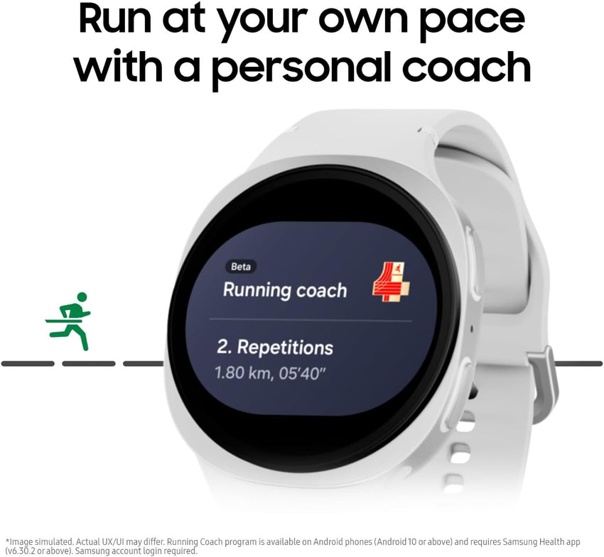 Samsung Galaxy Watch8, AI Smart Watch, Sport Band, Cushion Design, 3nm Processor, Health & Sleep Coach, Fitness Tracker, 44mm, Bluetooth, Graphite, 3 Year Extended Warranty (UK Version)