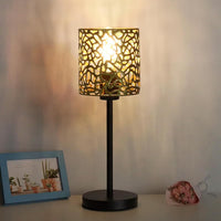Decorative Metal Lamp Shade Industrial Geometric Pattern â Gold