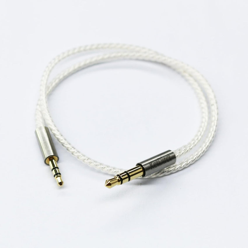 100cm(1.5ft) Silver plated Gold Plated Design 3.5mm Male to 2.5mm Male Car Auxiliary stereo Audio cable Cord headphone connect cable for Apple, Android Smartphone, Tablet and MP3 Player