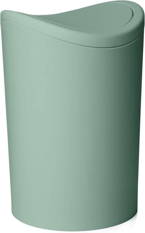 TATAY Bathroom Bin Swing Lid 6L â Green
