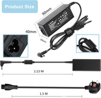 Jippofu Laptop Charger Compatible with Lenovo 45W Laptop Charger for Ideapad 1/3/5 100 110S 120S 310 310S 320 320S 330 330S 510 510S 520 710 Yoga 310 330 510 520 530 710 AC Power Adapter