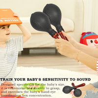 Maracas Percussion Instrument Shakers with ABS Plastic Shells â Big