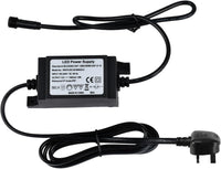 INDARUN LED Driver Adapter 12W 12V, LED Power Supply Waterproof IP67, Low Voltage Led Transformers for Led Decking Light