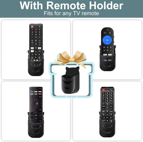 Universal TV Mounting Hardware Kit - M4, M5, M6, M8 Screws, Washers, Spacers for Most Wall Brackets, Mounts and Stands - Includes Remote Control Holder
