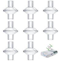 CPAP Inline Filters 8-Pack Universal Fit for CPAP Machines 22/25mm Tubes â Individually Packed