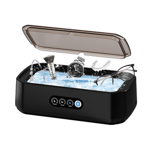 Ultrasonic Jewellery Cleaner 50kHz 650ml Stainless Tank 3 Modes Digital Timer â Silver