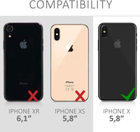 kwmobile Case Compatible with Apple iPhone X Case - TPU Silicone Phone Cover with Soft Finish - Baltic Blue