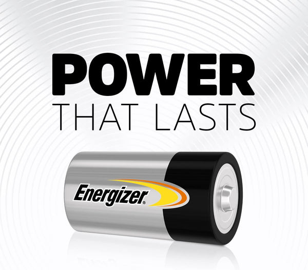 Energizer Alkaline Power - C Batteries (8 Pack) - 1.5V Battery - Long Lasting Power - Toys, Radios, Torches - 100% Recyclable Plastic Free Packaging - 7 Year Shelf Life [Amazon Exclusive]