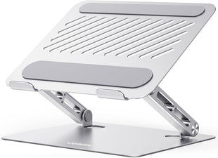 UGREEN Laptop Stand, Adjustable Laptop Riser with Heat-Vent, Ergonomic Foldable Laptop Stand Compatible with MacBook Pro/Air, Surface Laptop, HP Notebook (10-17 inches)