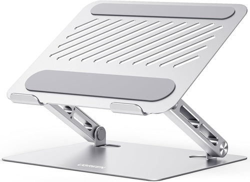 UGREEN Laptop Stand, Adjustable Laptop Riser with Heat-Vent, Ergonomic Foldable Laptop Stand Compatible with MacBook Pro/Air, Surface Laptop, HP Notebook (10-17 inches)