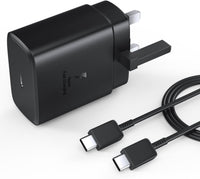 for Samsung Fast Charger, 45W USB C Plug with 6.6ft C to C Cable, fit for Galaxy S24 Ultra/S24+/S24/S23 Ultra/S23/S22/S21/A15,Z Fold 6,Z Flip 6,Tab S9,Google Pixel 9, PPS Super Fsat Phone Charger 2.0
