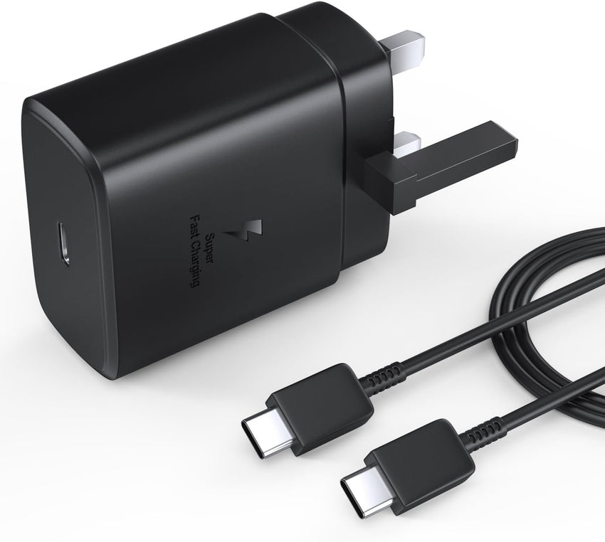 for Samsung Fast Charger, 45W USB C Plug with 6.6ft C to C Cable, fit for Galaxy S24 Ultra/S24+/S24/S23 Ultra/S23/S22/S21/A15,Z Fold 6,Z Flip 6,Tab S9,Google Pixel 9, PPS Super Fsat Phone Charger 2.0