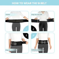 Sciatica Belt Back Pain Relief Adjustable Support Brace â L/XL